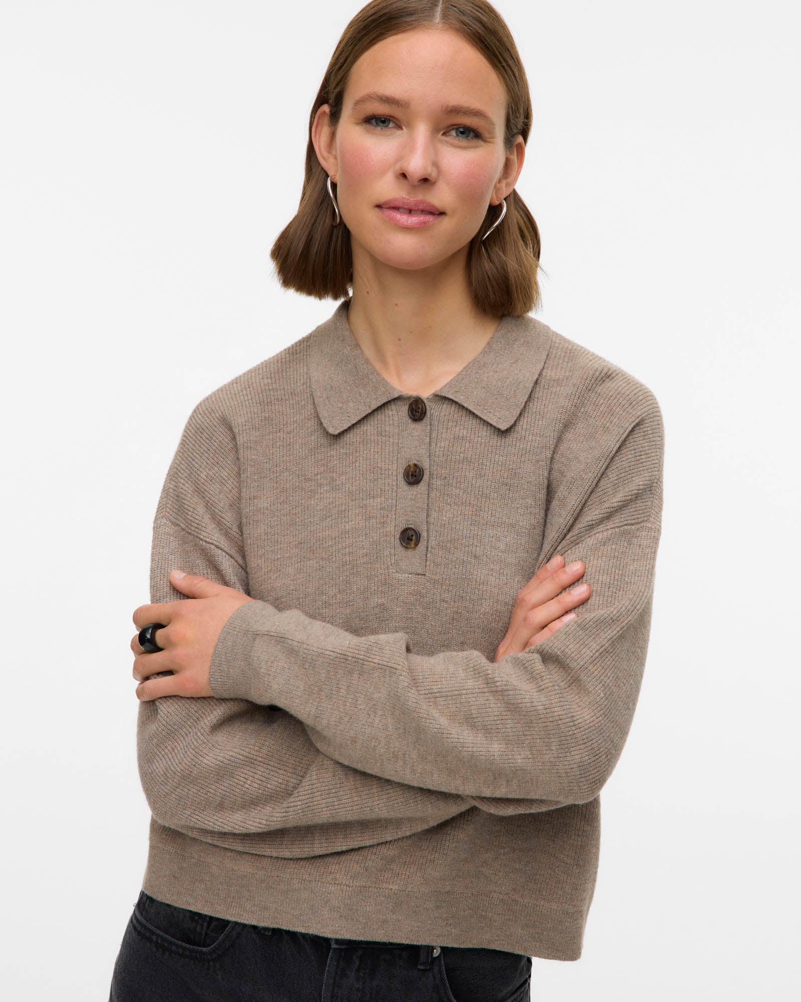 VMEXCITING POLO NECK PULLOVER